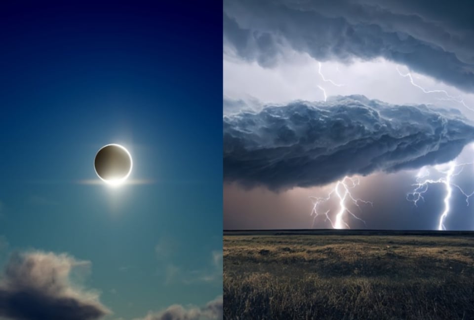 Severas tormentas en EEUU amenazan a viajeros que planean ver el eclipse