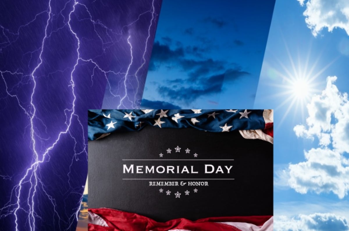 Heavy rain forecast for Memorial Day weekend
