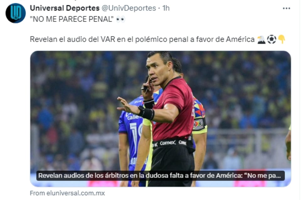 Audio VAR final, América, Cruz Azul, MundoNOW