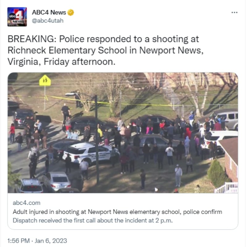 Tiroteo escuela primaria Virginia: Detienen al sospechoso