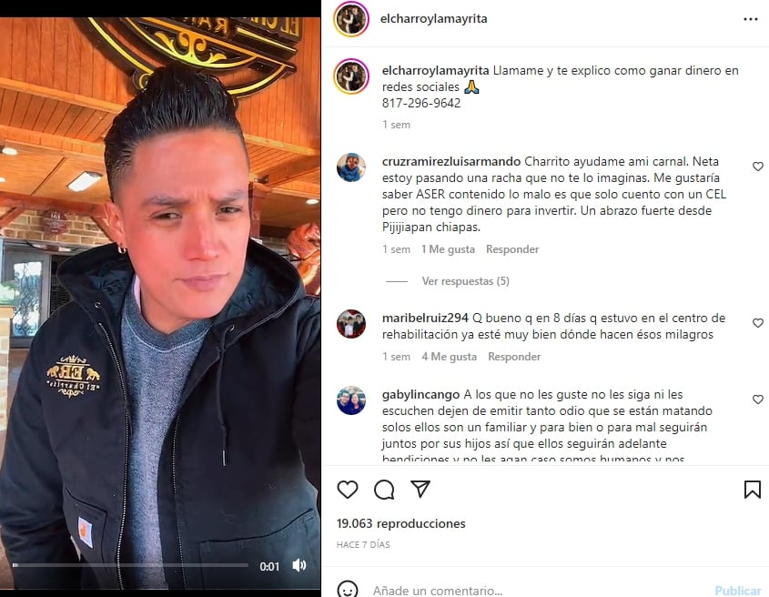El Charro, Erik Roberto aparece con vestido de mujer