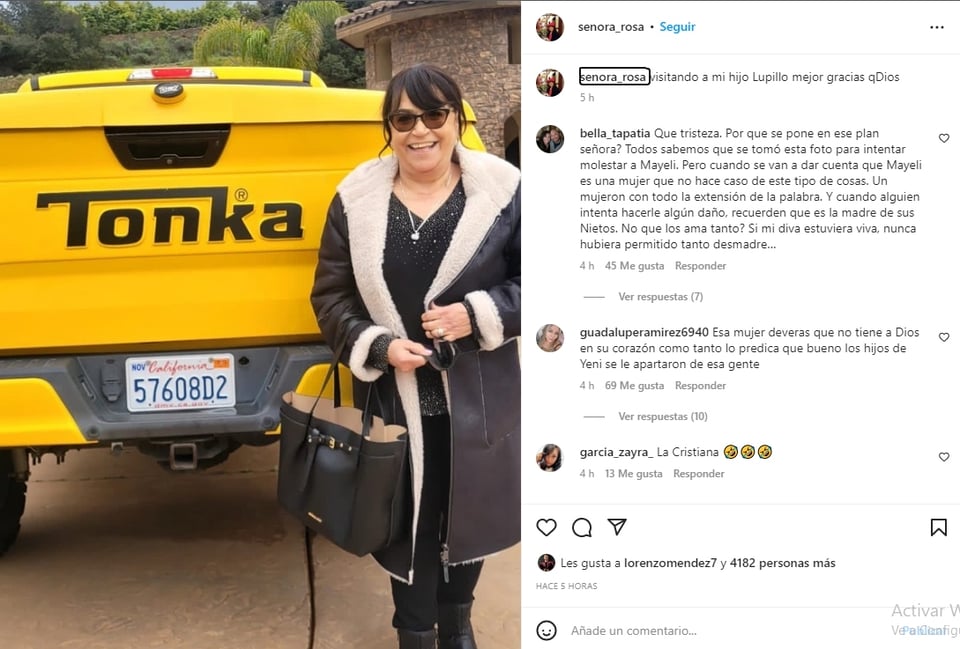 Señora Rosa visita Lupillo Rivera: Revela cómo se encuentra su hijo