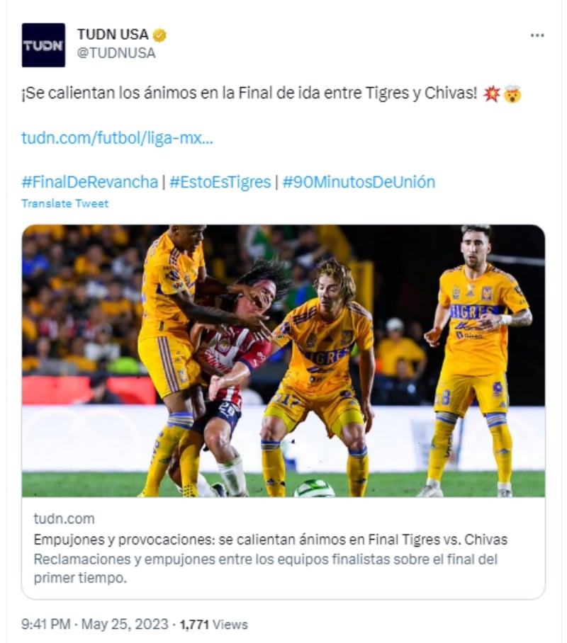 Se arman los empujones