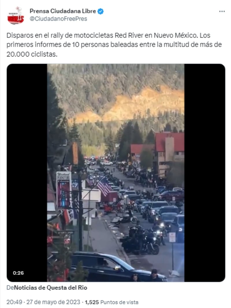 Comparten videos de la escena