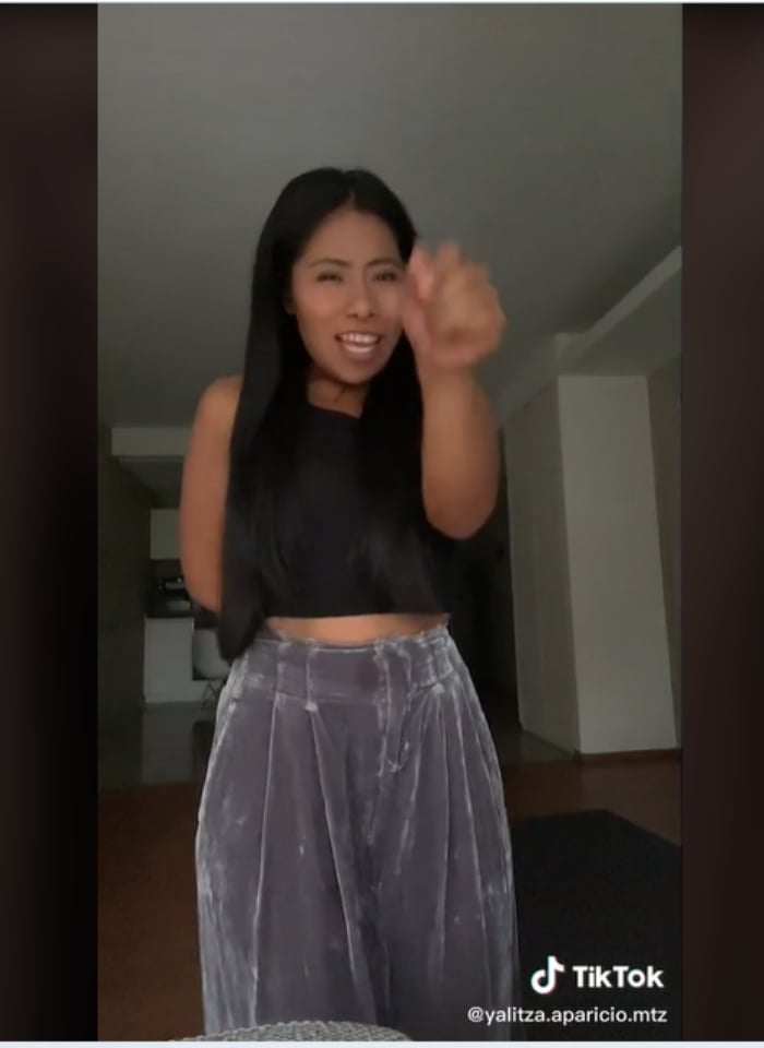 Yalitza Aparicio baile TikTok