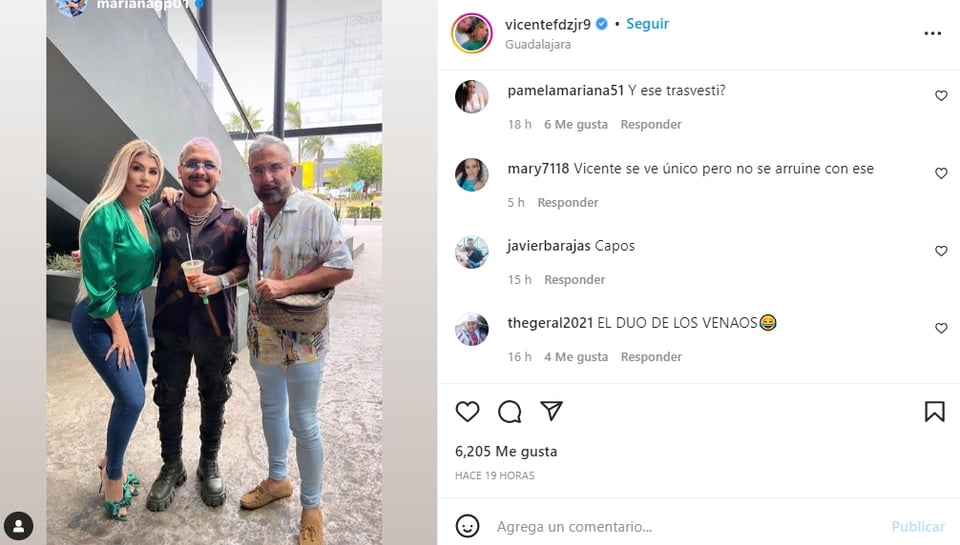Vicente Fernández Jr. y Nodal