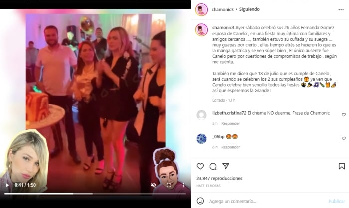 Esposa Canelo celebra su cumpleaños