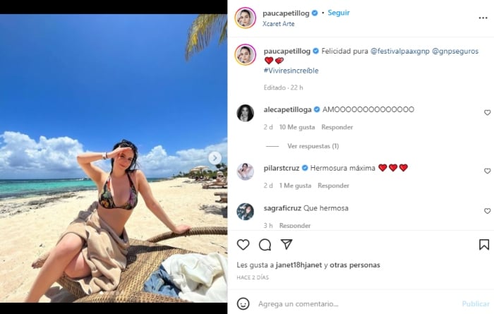 Hija Eduardo Capetillo en bikini
