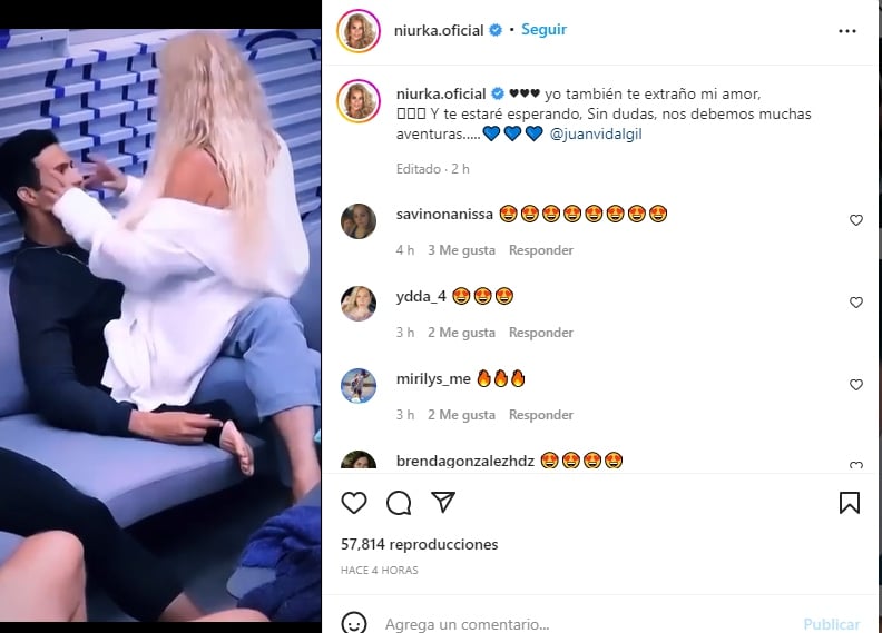 Juan Vidal mensaje a Niurka