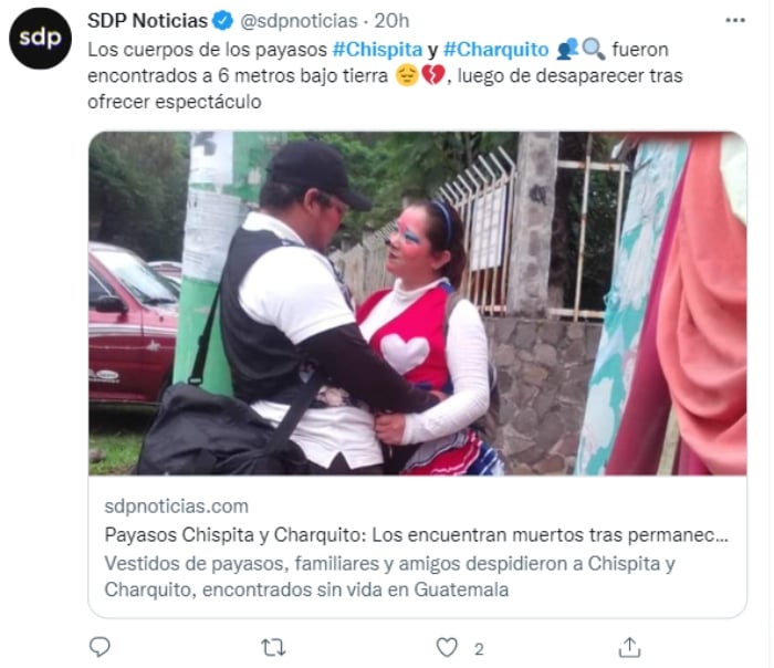 Encuentran muertos pareja de payasos