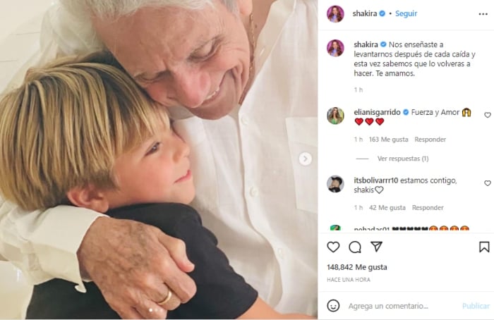 Shakira envía triste mensaje