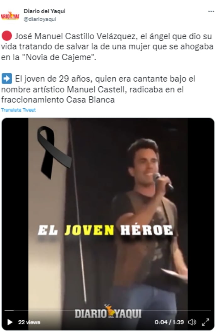 Muere cantante Manuel Castell
