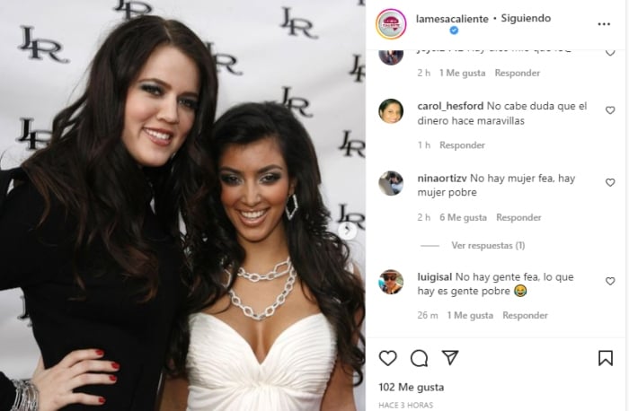 Kim y Kloe Kardashian antes