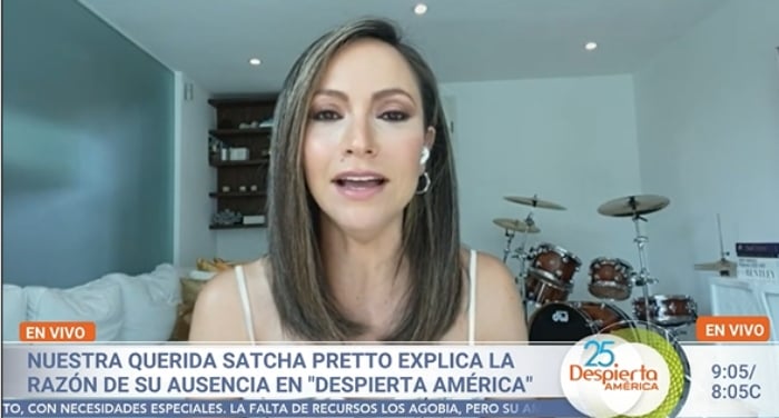 Satcha Pretto se ausenta de Despierta América