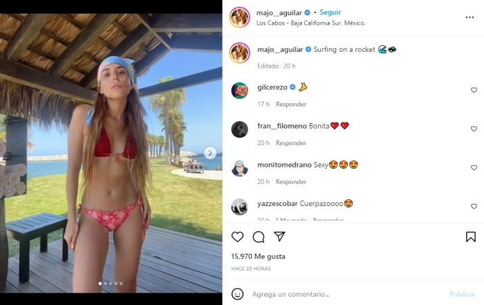 Majo Aguilar great body bikini