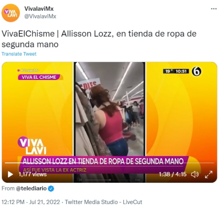 Allisson Lozz thrift store