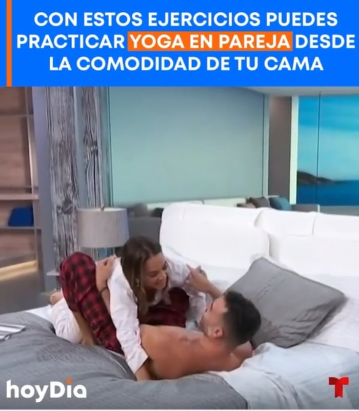 Adamari López en la cama con otro hombre