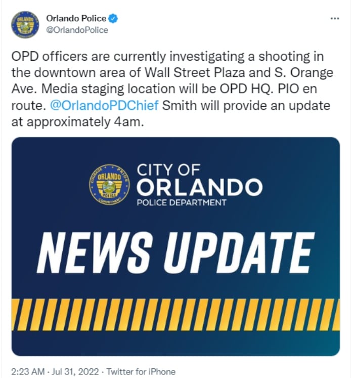 Tiroteo en Orlando Florida