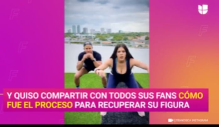 Francisca aparece con misterioso hombre