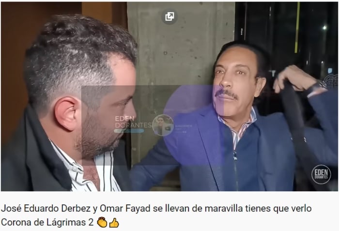 José Eduardo Derbez y Omar Fayad