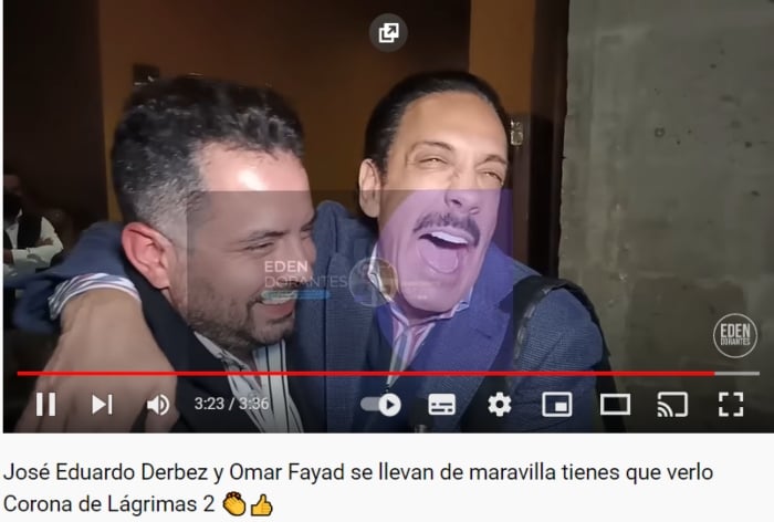 José Eduardo Derbez y Omar Fayad