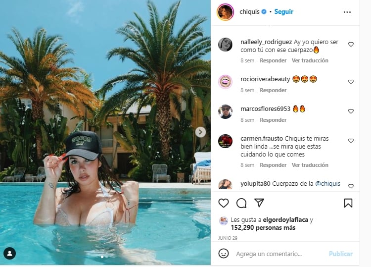 Chiquis Rivera posa en bikini