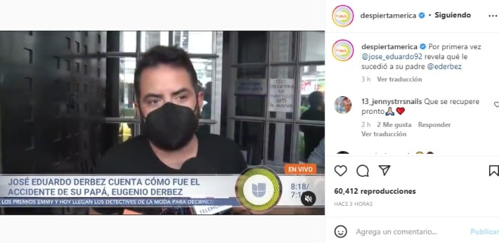 Jose Eduardo accident Eugenio Derbez