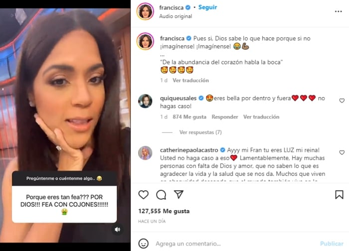 Jomari Goyso se enfrenta a Francisca