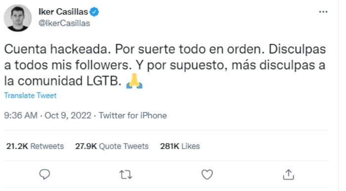 Íker Casillas soy gay