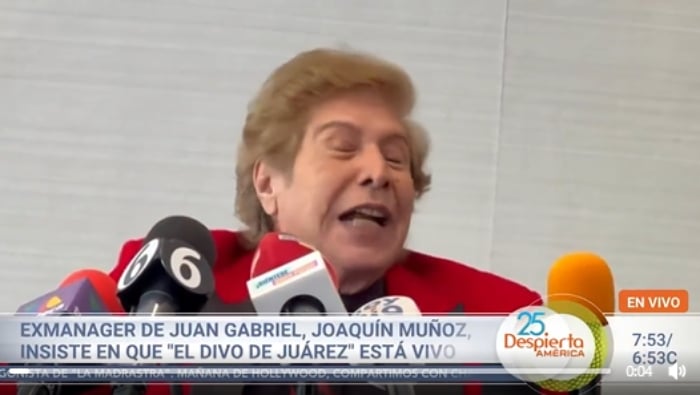 Ex mánager Juan Gabriel asegura está vivo