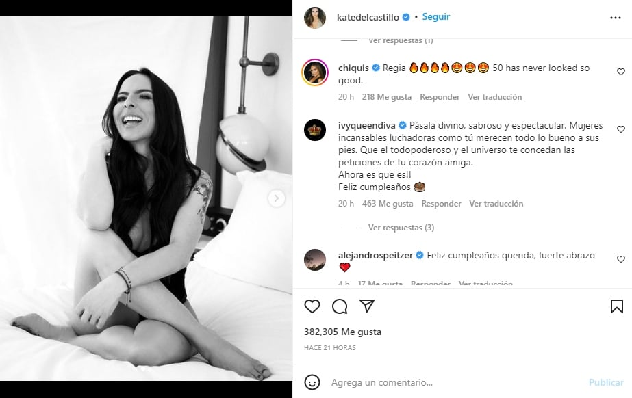Kate del Castillo celebra 50 años
