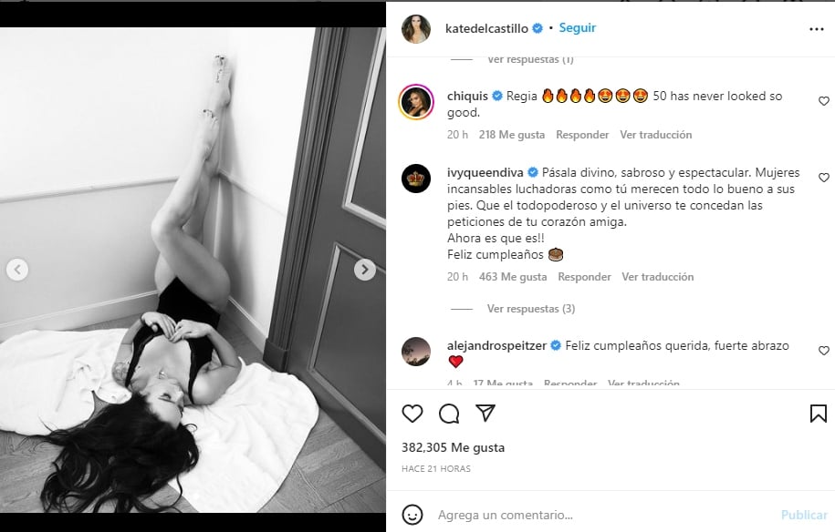 Kate del Castillo celebra 50 años