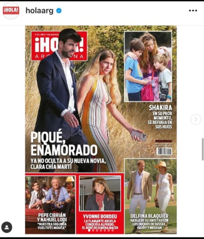 Shakira chased Pique