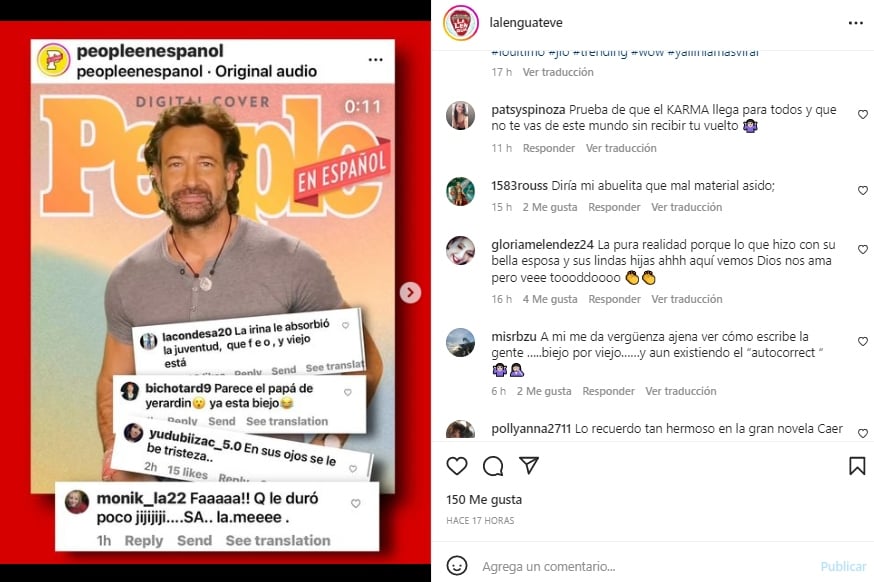 Critican a Gabriel Soto por cómo se ve