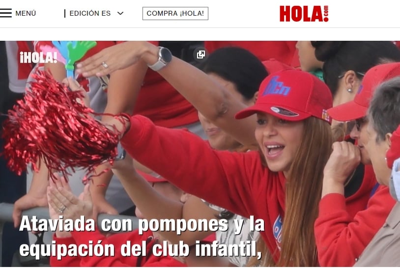 Shakira reaparece de lo más feliz