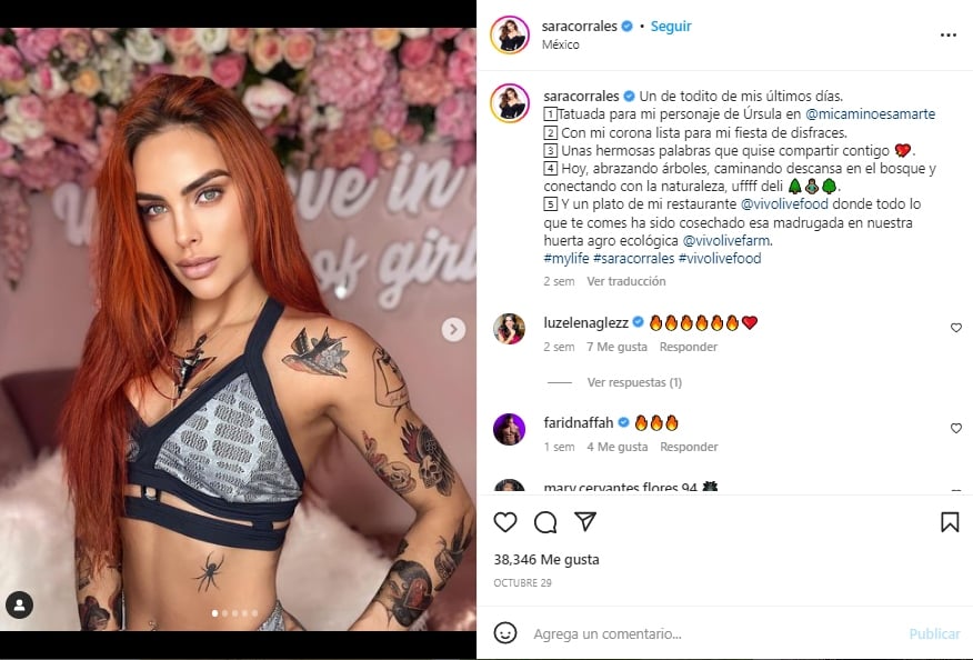 Sara Corrales rompe el silencio
