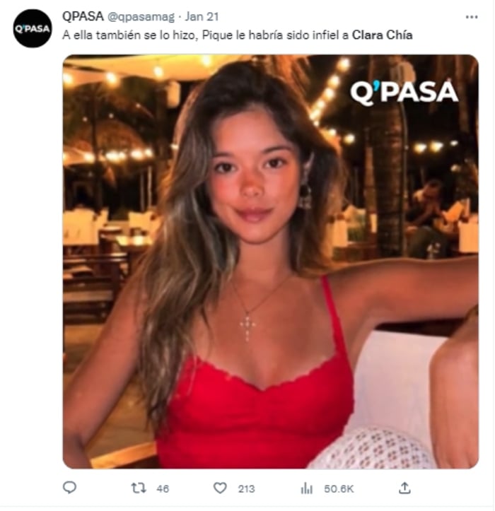 Shakira sabe del engaño de Piqué a Clara
