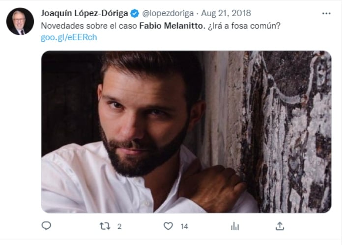 Autopsia de Fabio Melanitto