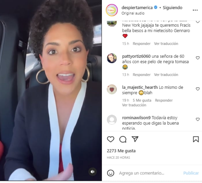 Francisca no gusta al público