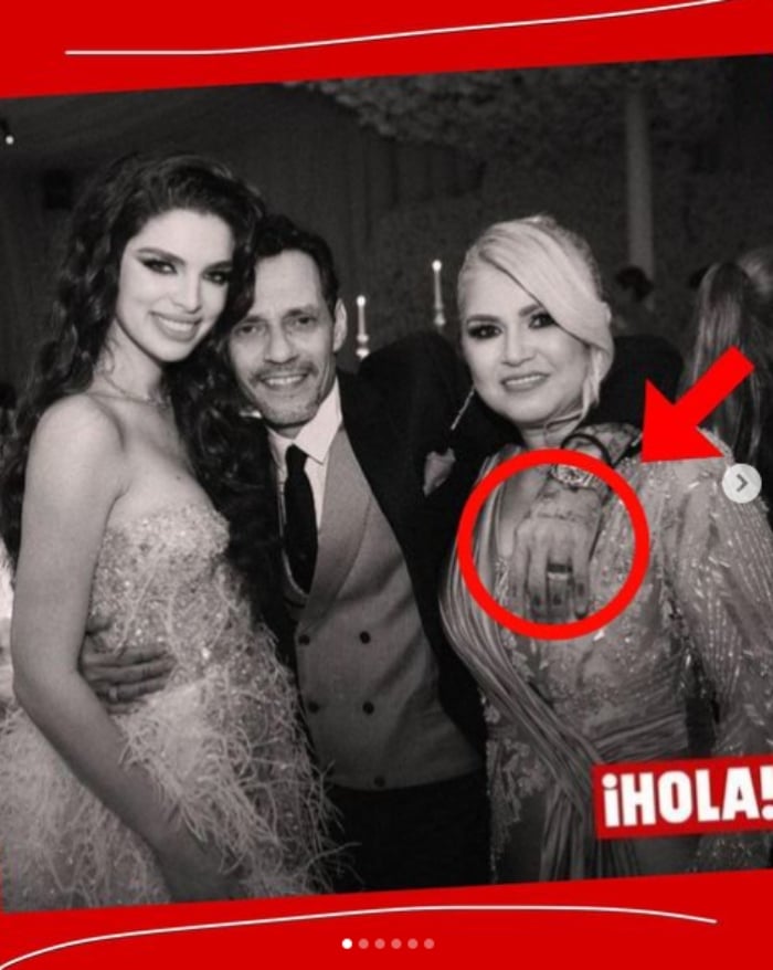 Detalle en fotografía de la boda de Marc Anthony