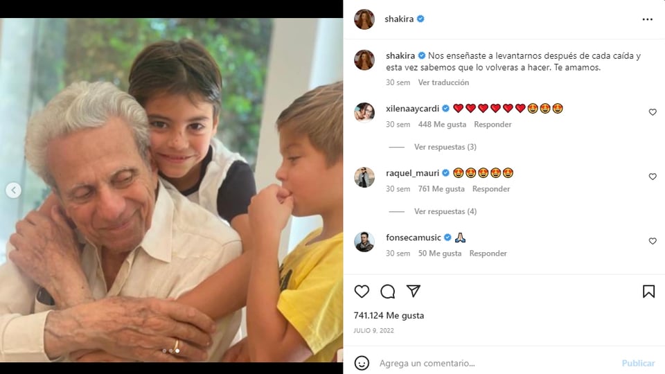 Shakira's father's surgery is postponed