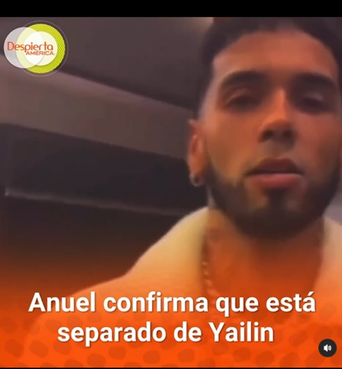 Anuel AA confiesa haberse separado de Yailin