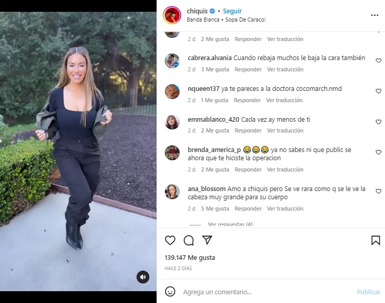 Chiquis Rivera no quiere confesar como bajó de peso