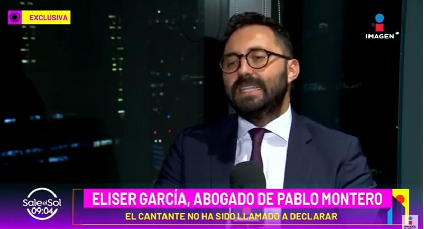 Abogado de Pablo Montero asegura que es inocente