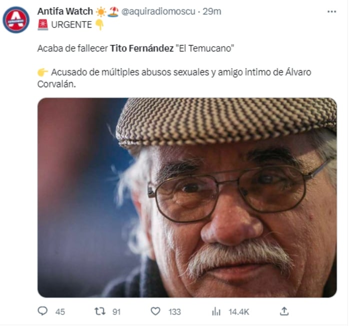 Muere Tito Fernández