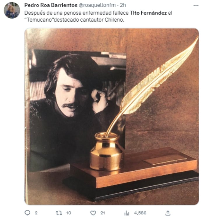 Muere Tito Fernández
