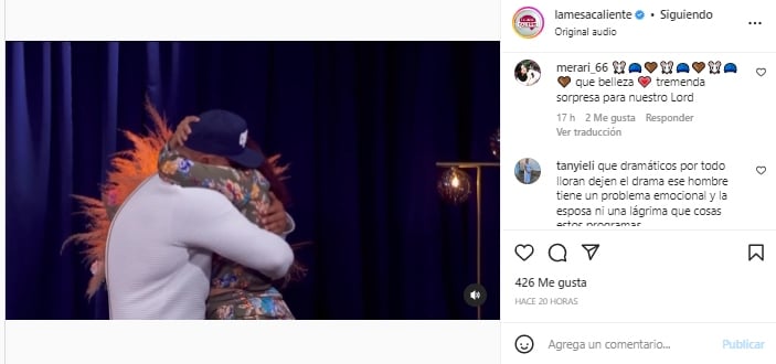 Juan Rivera rompe en llanto al ver a su esposa