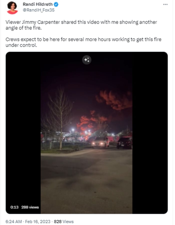 Enorme incendio en Kissimmee