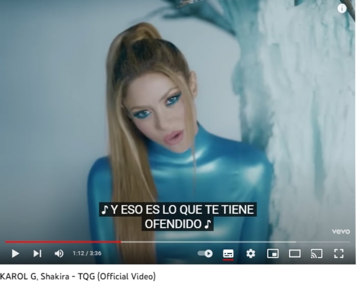Shakira nuevo tema Karol G