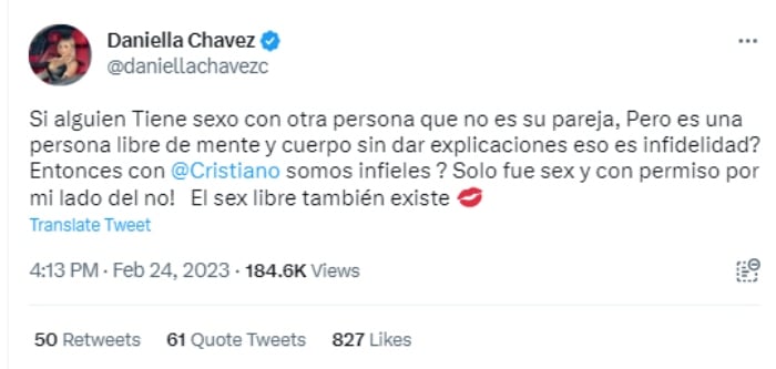 Cristiano Ronaldo modelo chilena